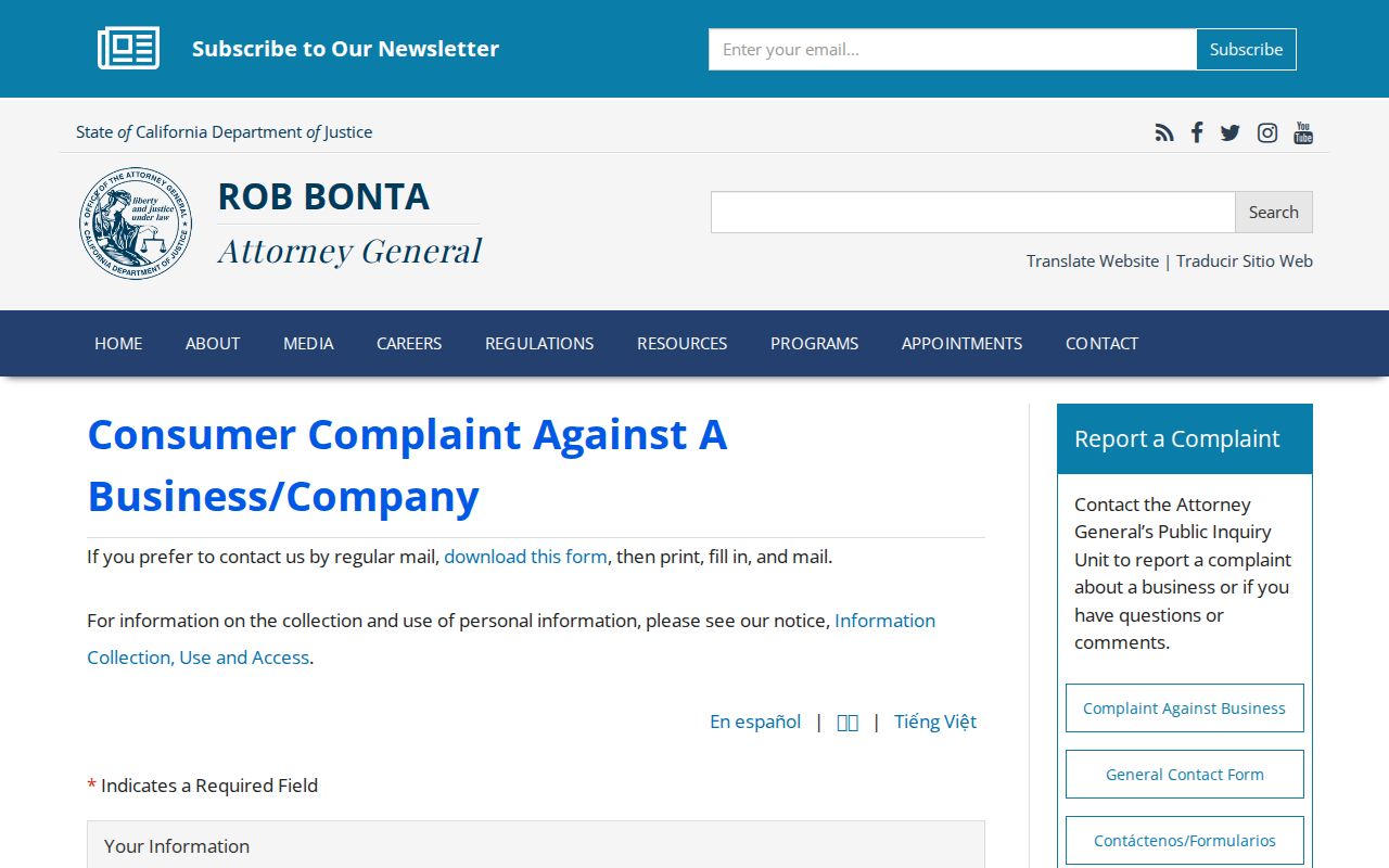 Pittsburg neighbors California consumer complaint resource
